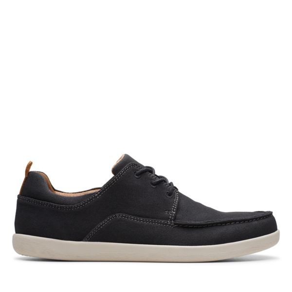 Clarks Mens Un Lisbon Lace Trainers Black | USA-8490713